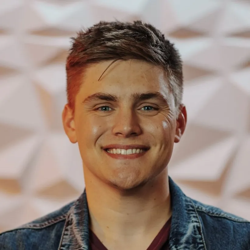 Portrait of Payne Kerz, software developer and University of Kansas graduate